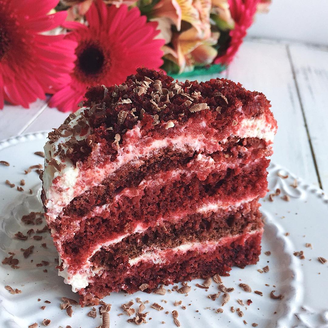 Торт красный бархат фото рецепт в домашних